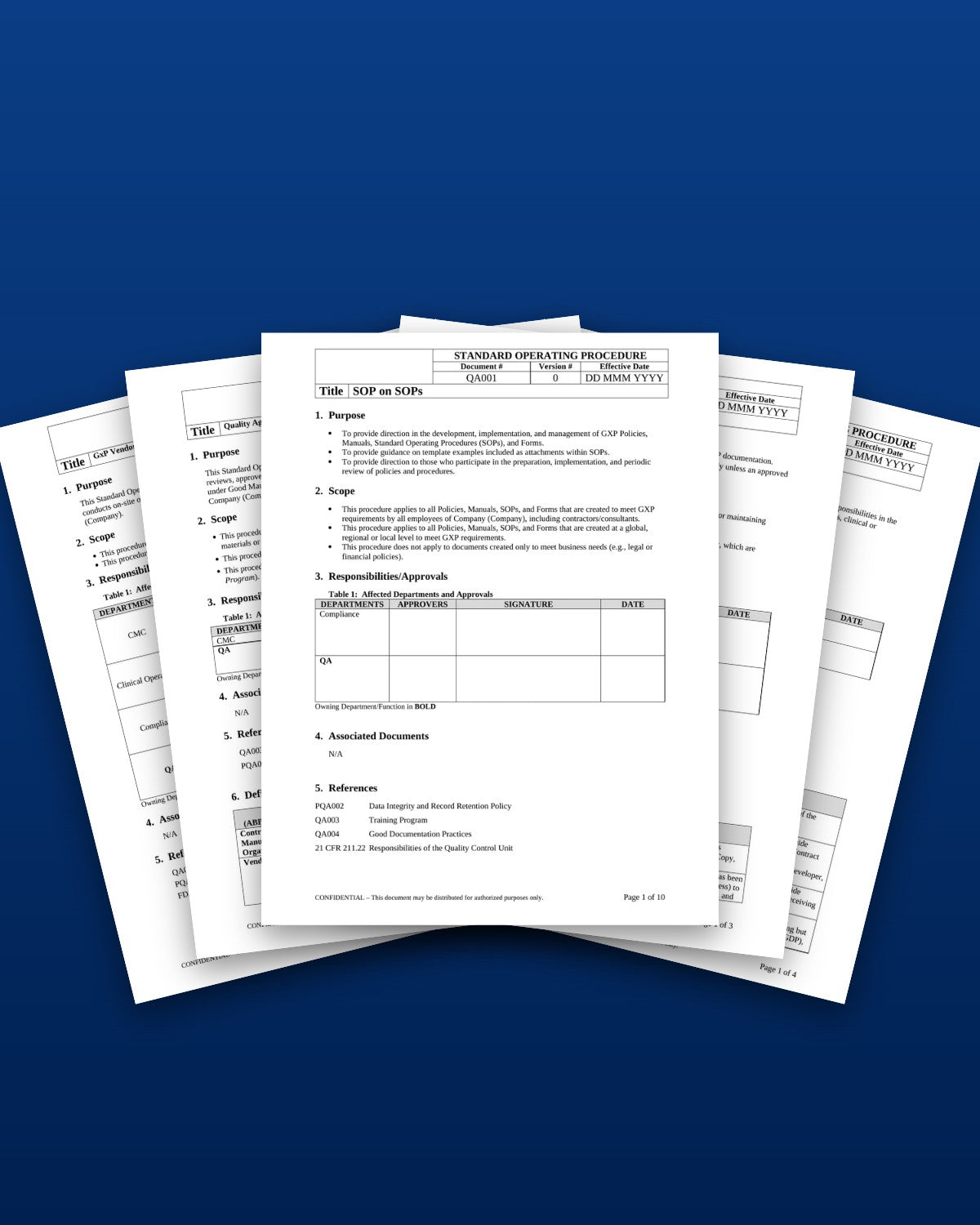 GxP SOP Templates